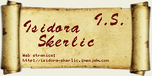 Isidora Skerlić vizit kartica